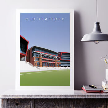 Old Trafford Cricket Poster, 4 of 8