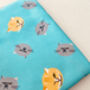 Cat Heads Organic Cotton Tea Towel, thumbnail 1 of 7