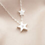 Sterling Silver My Lucky Star Personalised Kids Necklace, thumbnail 2 of 11
