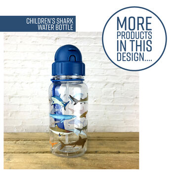 Shark Design Children's Stainless Steel Water Bottle, 10 of 12
