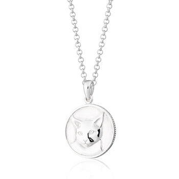 Cat Heads And Tails Coin Necklace, 7 of 12
