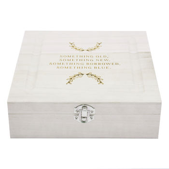 Something Old Four Compartment Keepsake Box, 9 of 10