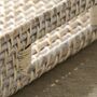 Set Of Two Hand Woven Whitewash Rattan Trays, thumbnail 3 of 6