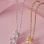 Pink Forest Bell Copper Necklace, thumbnail 8 of 10