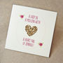 Gold 'Heart Full Of Sparkle' Greetings Card For Her, thumbnail 3 of 10