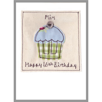 Personalised Cake 1st Or Any Birthday Card For Girl, 6 of 12