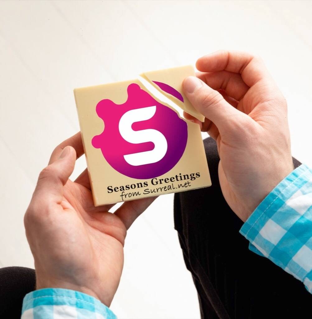 Personalised Corporate Logo On Chocolate By Boutique Chocolat