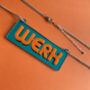 Werk Acrylic Statement Necklace, thumbnail 2 of 3