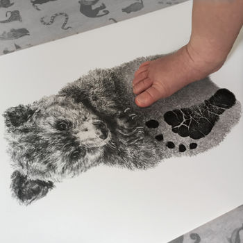 Personalised Baby Bear Footprint Kit, 2 of 5