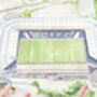 Birmingham City Fc St Andrews Stadium Art Print, thumbnail 2 of 3