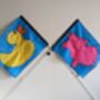 Bike Visibility Flag Fun Flags To Be Seen With, thumbnail 8 of 9