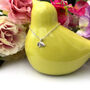Personalised Thank You Teacher Gift Sterling Silver Mini Leaf Necklace, thumbnail 5 of 12