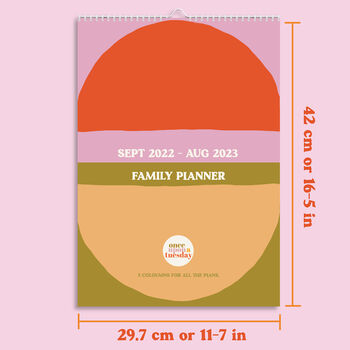 Bold And Bright Academic Year Family Planner 2022 2023, 7 of 7