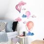 Hot Air Balloons Kid’s Room Decal Sticker, thumbnail 5 of 6