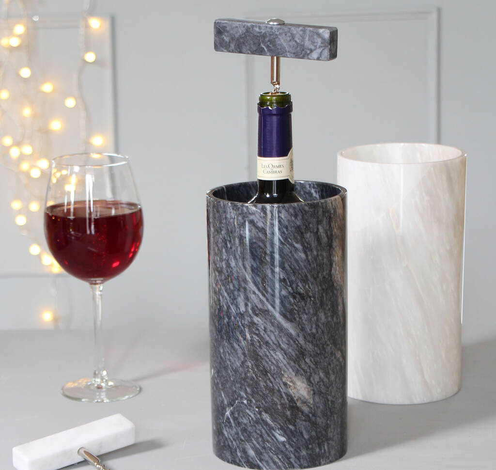 Marble Cooler For Wine And Champagne By Marbletree
