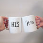 His And Hers Couples Mug Set, thumbnail 1 of 2