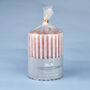 G Decor Scented Grooved Blossom Pillar Candle, thumbnail 4 of 7