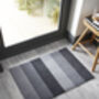 Grey Stripe Doormat, thumbnail 3 of 3