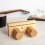 Wall Mounted Solid Oak Guitar And Plectrum Stand, thumbnail 8 of 11