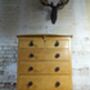 Late 1800s Antique Pine Maple Chest Drawers, thumbnail 5 of 5