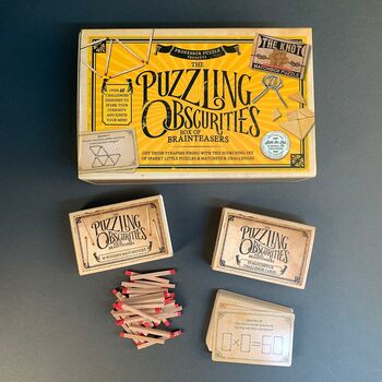 The Puzzling Obscurities Set Of Matchbox Puzzles, 4 of 7
