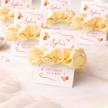 Last Spritz Hen Party Favours Scrunchies Party Bag Fillers, 2 of 8