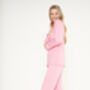 Personalised Super Soft Pink Long Jersey Pyjamas, thumbnail 5 of 7