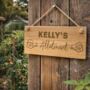 Personalised Wooden Allotment Sign, thumbnail 1 of 3