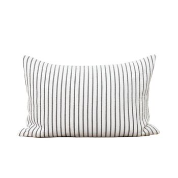 Hikari Large Stripe Cotton Cushion, 3 of 7