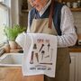 Personalised Nine Tee Tea Towel 90th Birthday Gift For Golfers, thumbnail 8 of 9