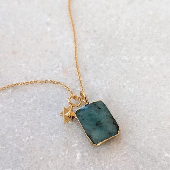 The Duo Emerald Necklace, 7 of 12