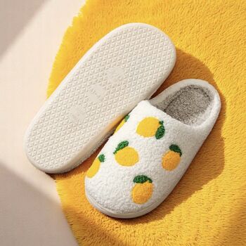 Amalfi Coast Inspired Lemon Slippers, 3 of 9
