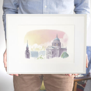 St Pauls Cathedral View London Fine Art Print, 4 of 5
