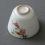 Handmade Kungfu Teacup Set Of Five Fruit Series, thumbnail 5 of 6