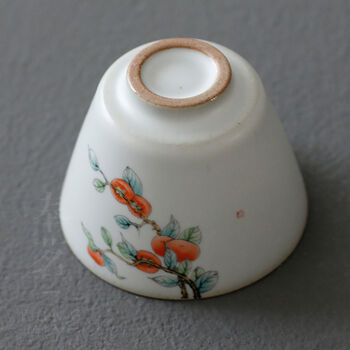 Handmade Kungfu Teacup Set Of Five Fruit Series, 5 of 6