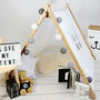 White A Frame Playhouse Tent, thumbnail 1 of 5