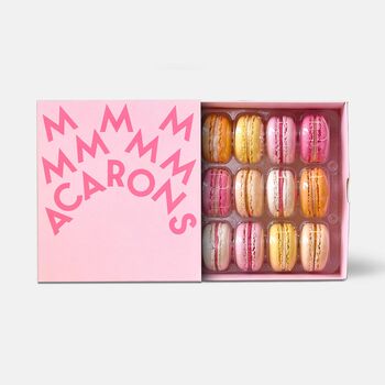Mother's Day Macarons Gift Box Of 12, 5 of 12