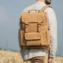 15 Inch Laptop Backpack In Cork Leather, thumbnail 1 of 9