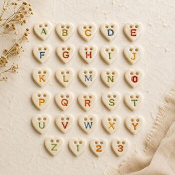 Personalised Heart Buttons, 2 of 12