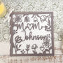 Personalised Acrylic Wedding Card Keepsake Gift Mr And Mrs, thumbnail 4 of 7