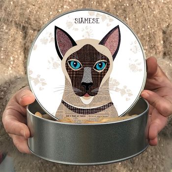 Cat Tin With Nine Personalised Designs, 8 of 9