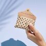 Personalised Spotty Leather Card + Coin Purse, thumbnail 1 of 6