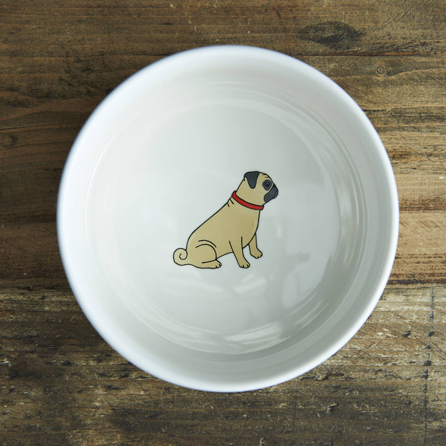 Pug Dog Bowl, 1 of 3