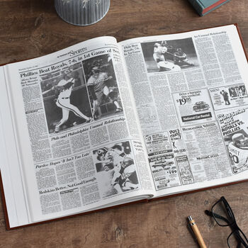 Philadelphia Phillies Personalised Gift Newspaper Book, 4 of 11