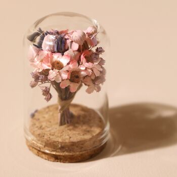 Mini Dried Flower Glass Dome, 2 of 8
