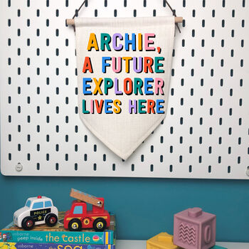 Personalised Children's Future Job Hanging Banner Sign, 11 of 11