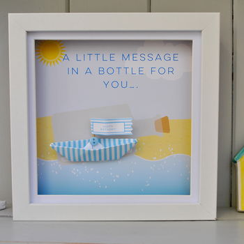 Personalised Paper Boat Picture Frame, 5 of 8