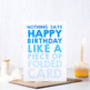'Nothing Says Happy Birthday' Funny Birthday Card, thumbnail 2 of 2