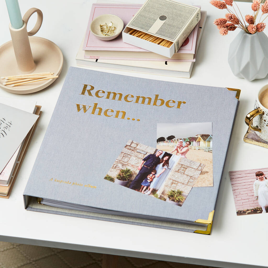 Personalised Remember When Luxury Photo Album, 1 of 6
