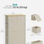 Chest Of Drawers Fabric Storage Organiser Dresser, thumbnail 10 of 12